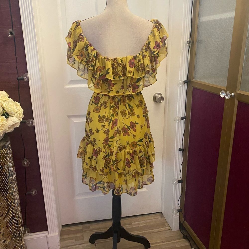 Scripted floral dress, M - Picture 5 of 8